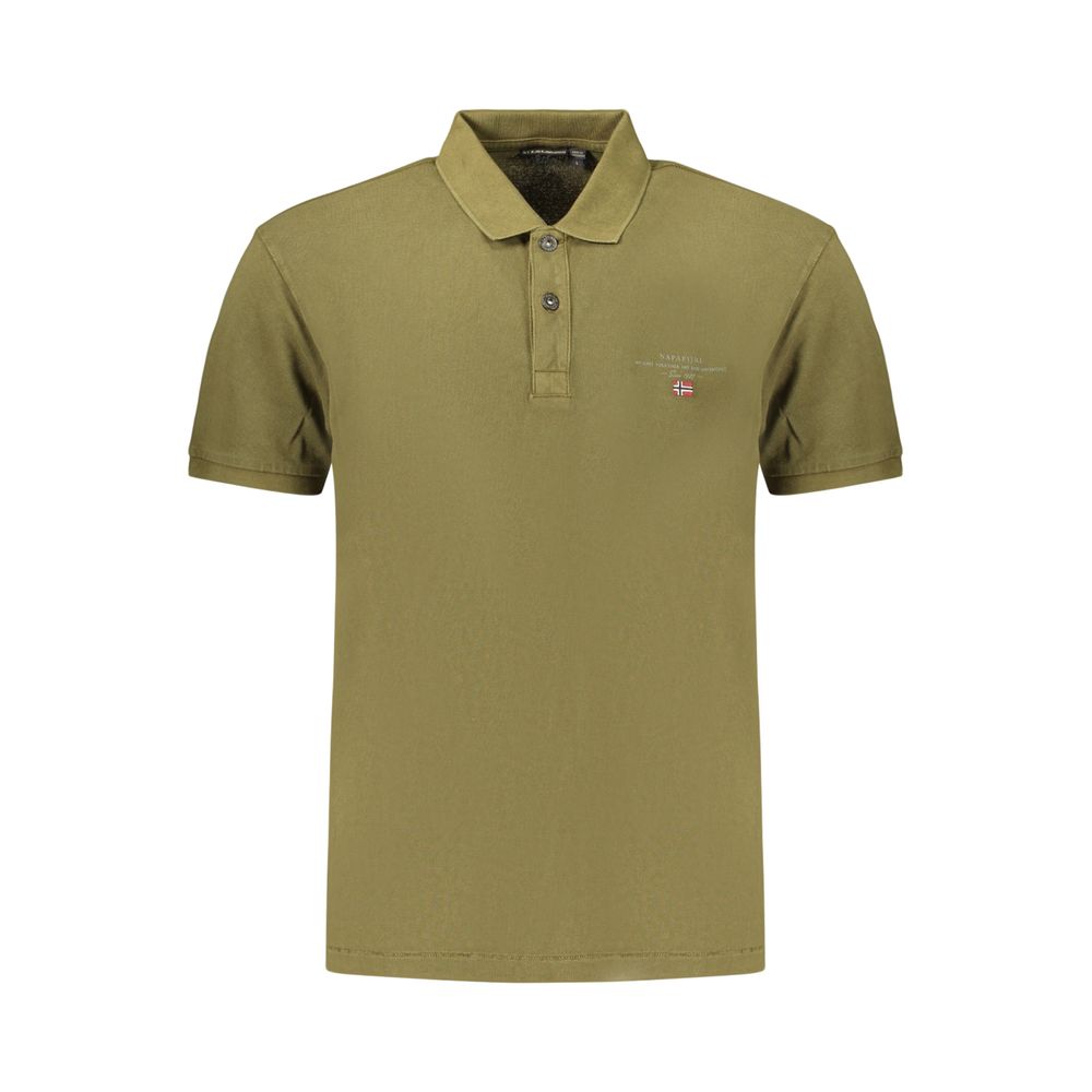 Napapijri Green Cotton Men's Polo