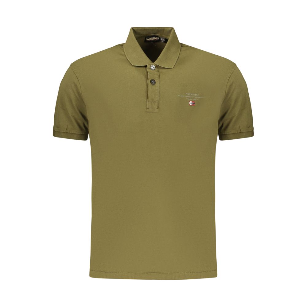 Napapijri Green Cotton Men's Polo