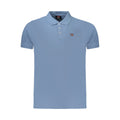 Norway 1963 Azzurro Cotton Mens Polo