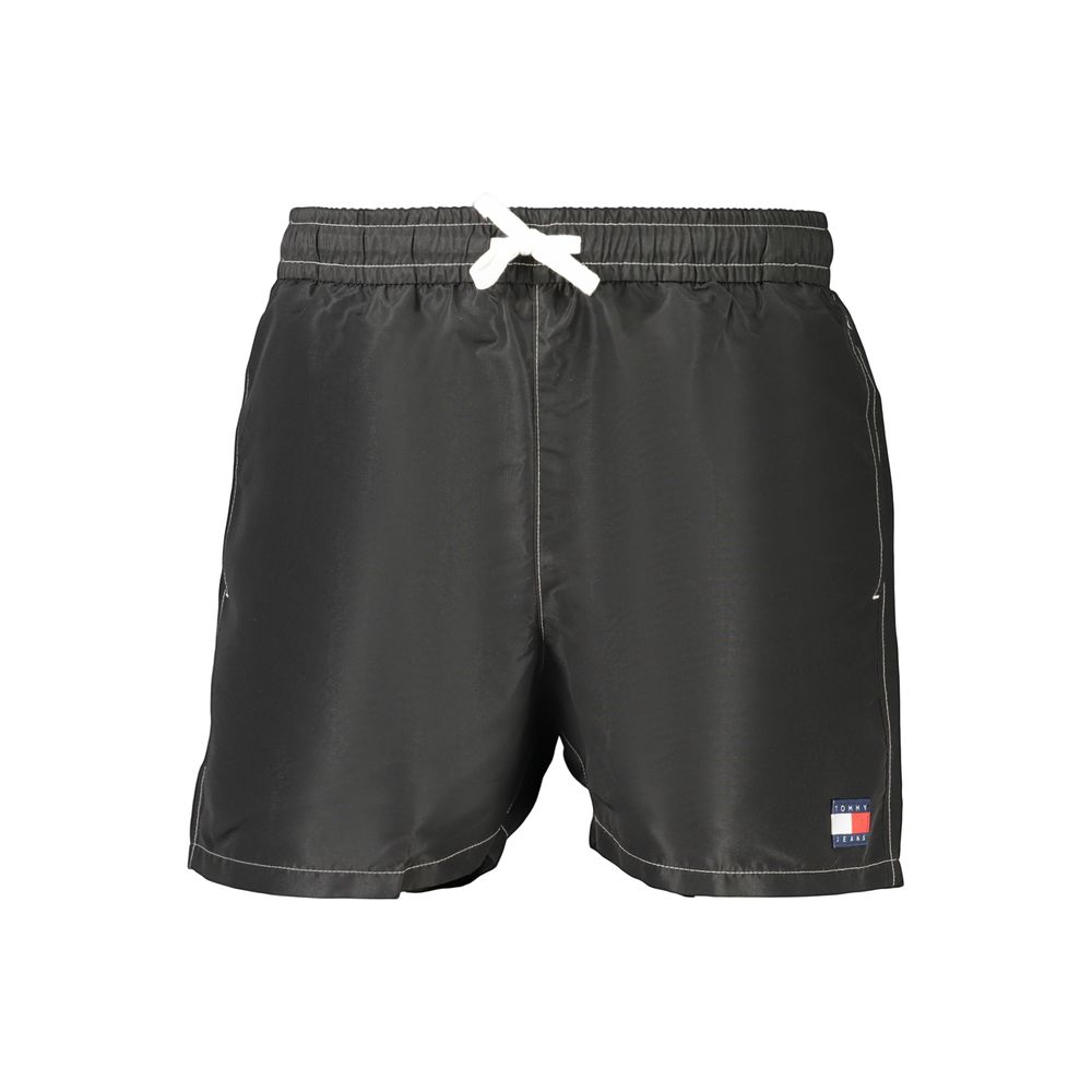 Tommy Hilfiger Black Polyester Swim Shorts