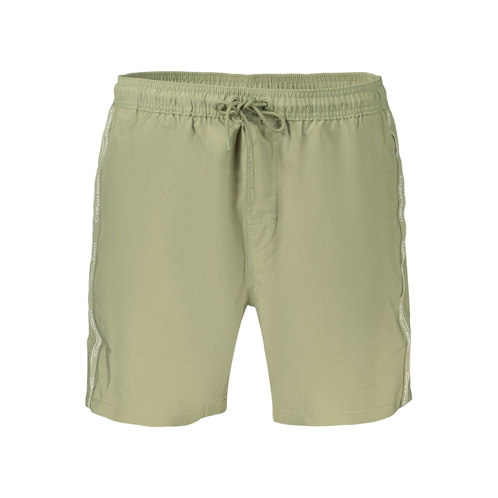 Calvin Klein Green Polyester Swim Shorts
