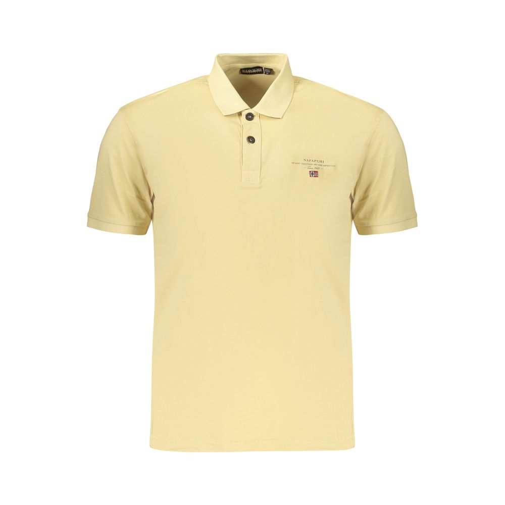 Napapijri Beige Cotton Polo Shirt
