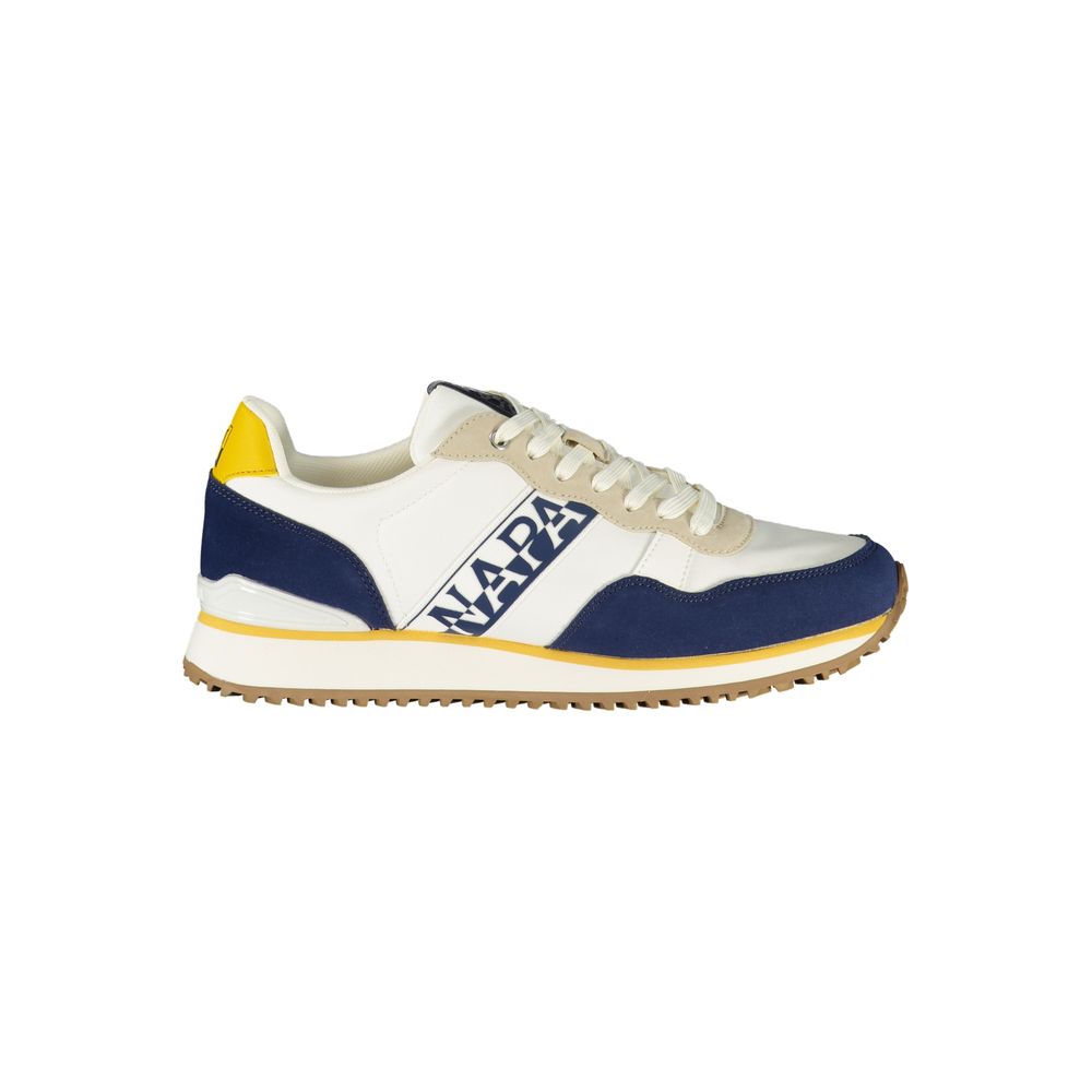 Napapijri Blue Polyester Athletic Sneakers