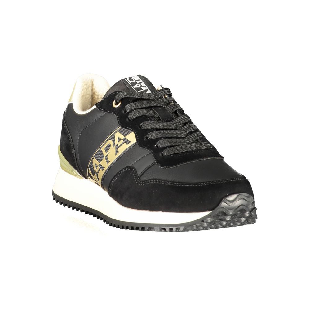 Napapijri Black Polyester Athletic Sneakers