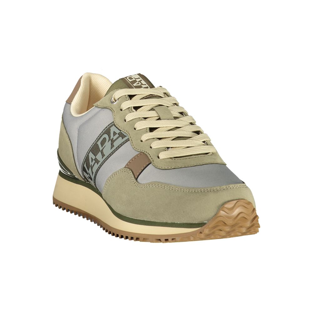 Napapijri Blue Polyester Athletic Sneakers
