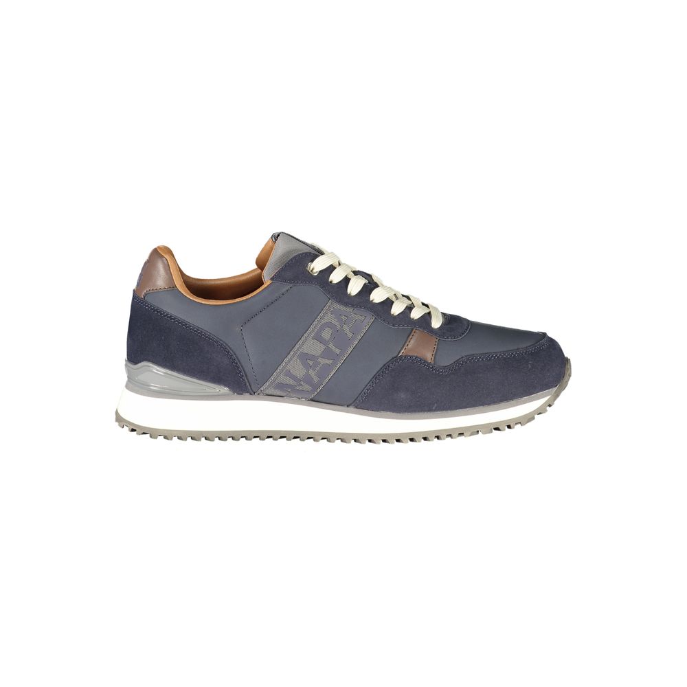 Napapijri Blue Polyester Athletic Sneakers