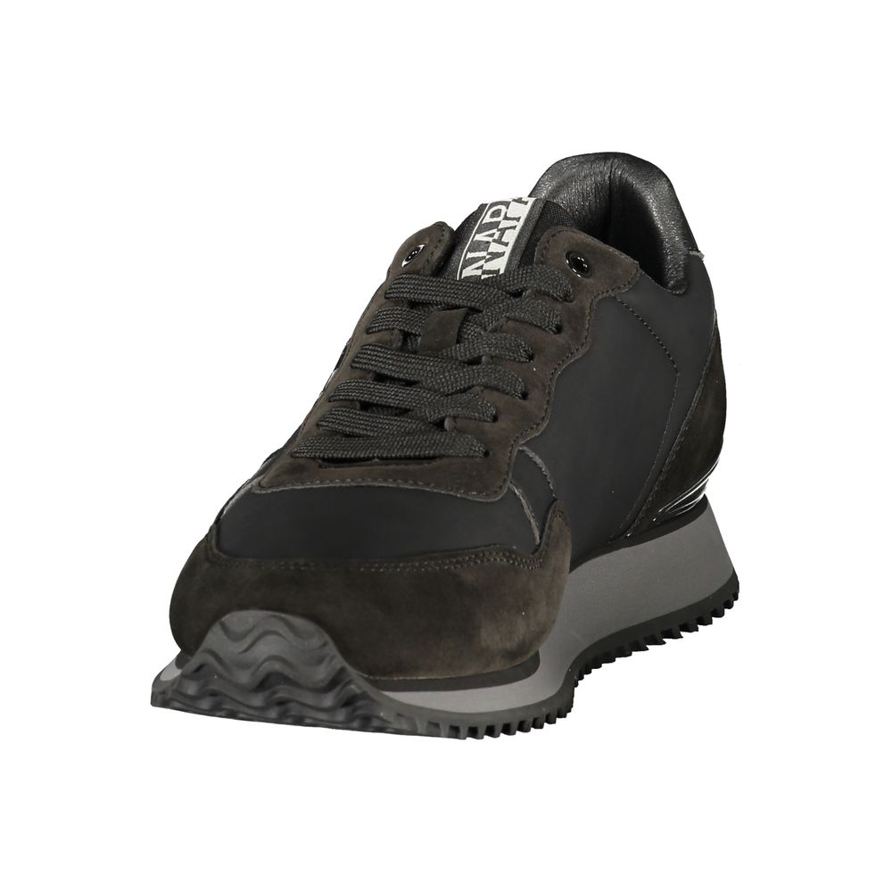 Napapijri Black Polyester Athletic Sneakers
