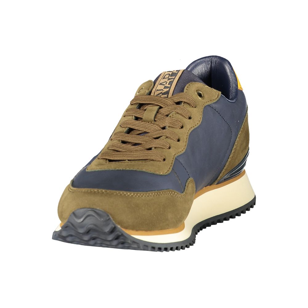 Napapijri Blue Polyester Athletic Sneakers