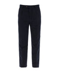 Brunello Cucinelli Blue Linen Casual Pants