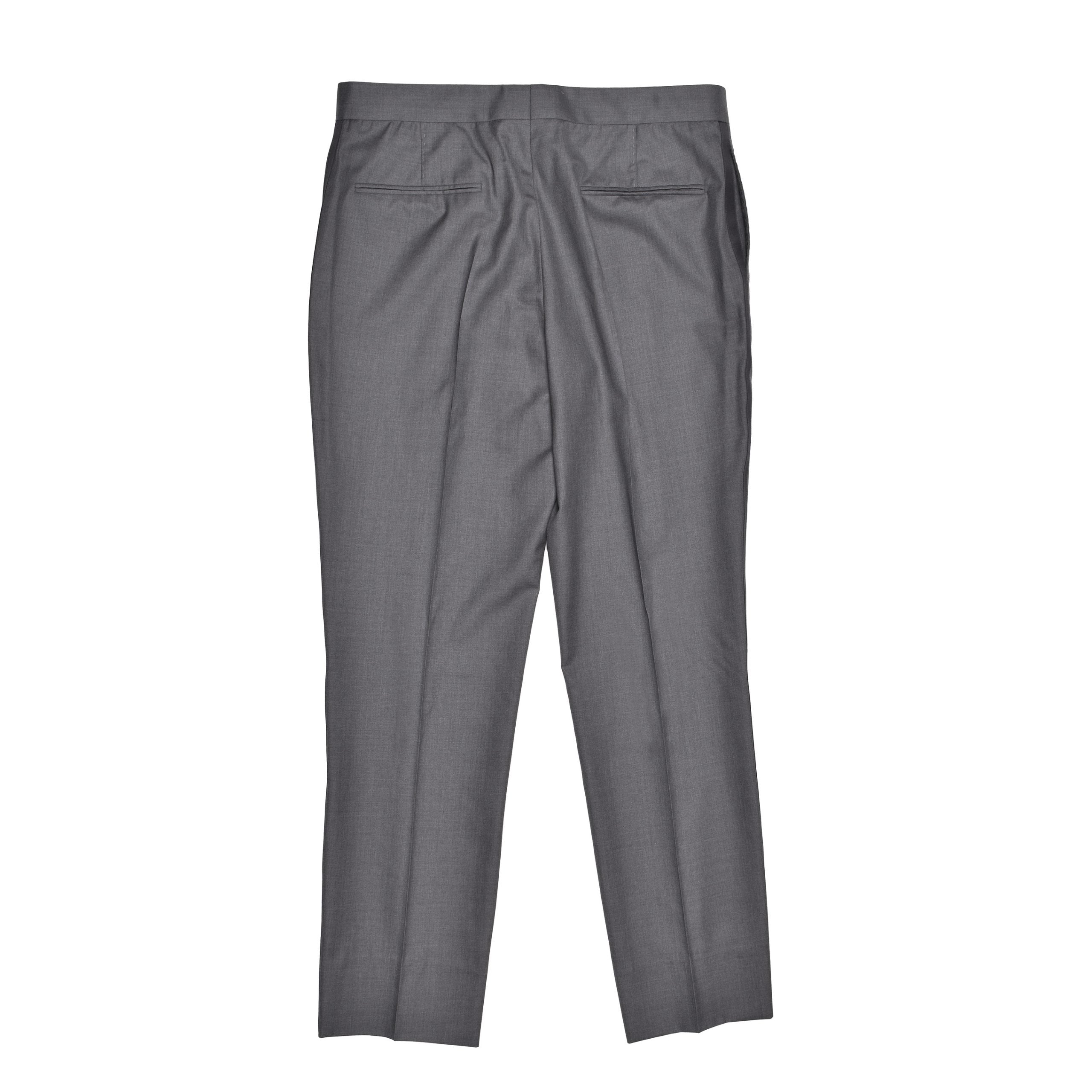 Brunello Cucinelli Gray Wool Dress Pants