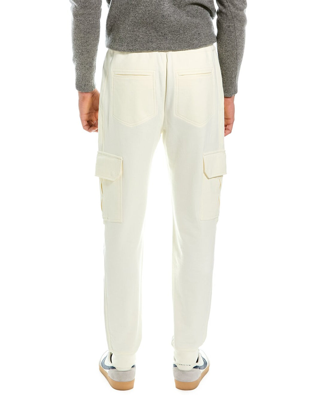 Brunello Cucinelli White Cotton Cargo Pants