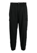 Brunello Cucinelli Black Wool Cargo Pants