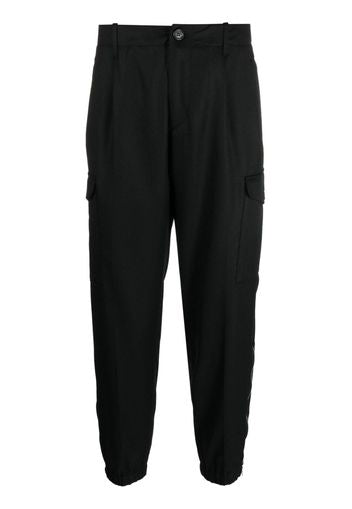 Brunello Cucinelli Black Wool Cargo Pants