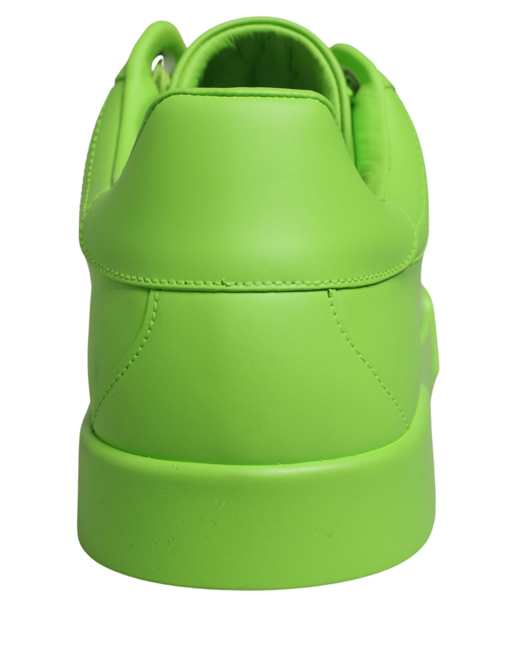 Dolce & Gabbana Grüne Leder Portofino Low Top Sneaker Schuhe