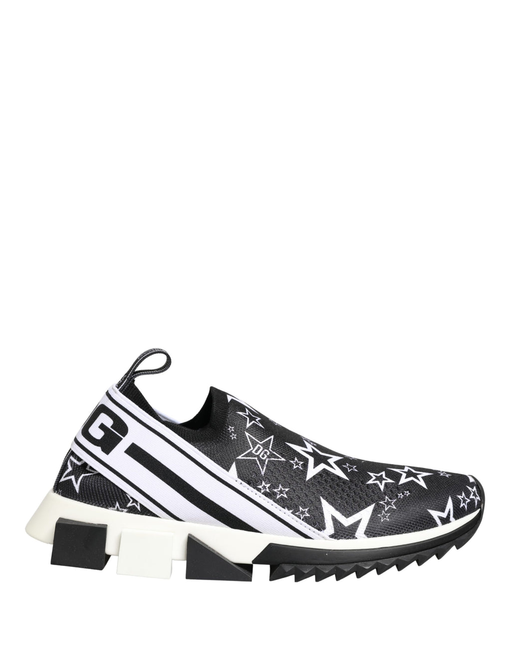 Dolce & Gabbana Black Stars Logo SORRENTO Sneakers