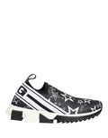Dolce & Gabbana Black Stars Logo SORRENTO Sneakers