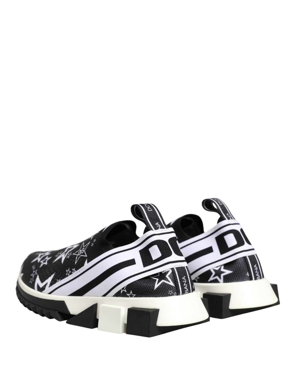 Dolce & Gabbana Black Stars Logo SORRENTO Sneakers