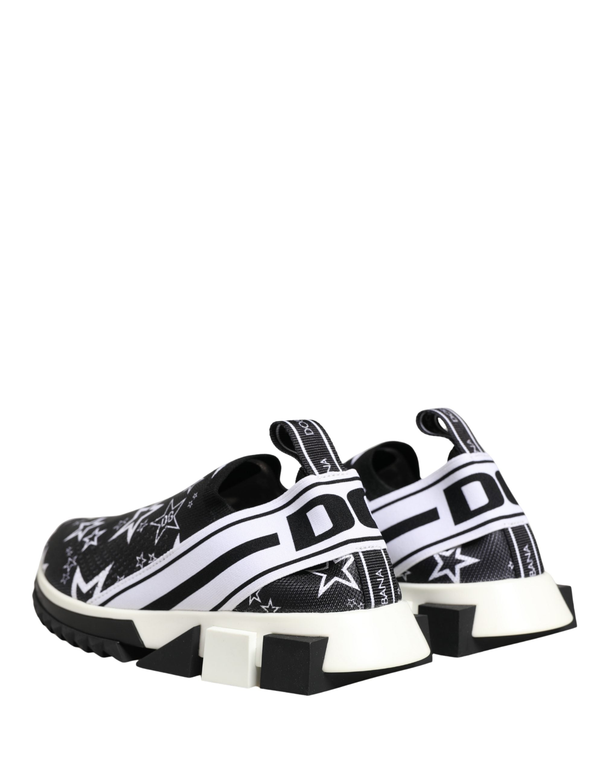 Dolce & Gabbana Black Stars Logo SORRENTO Sneakers