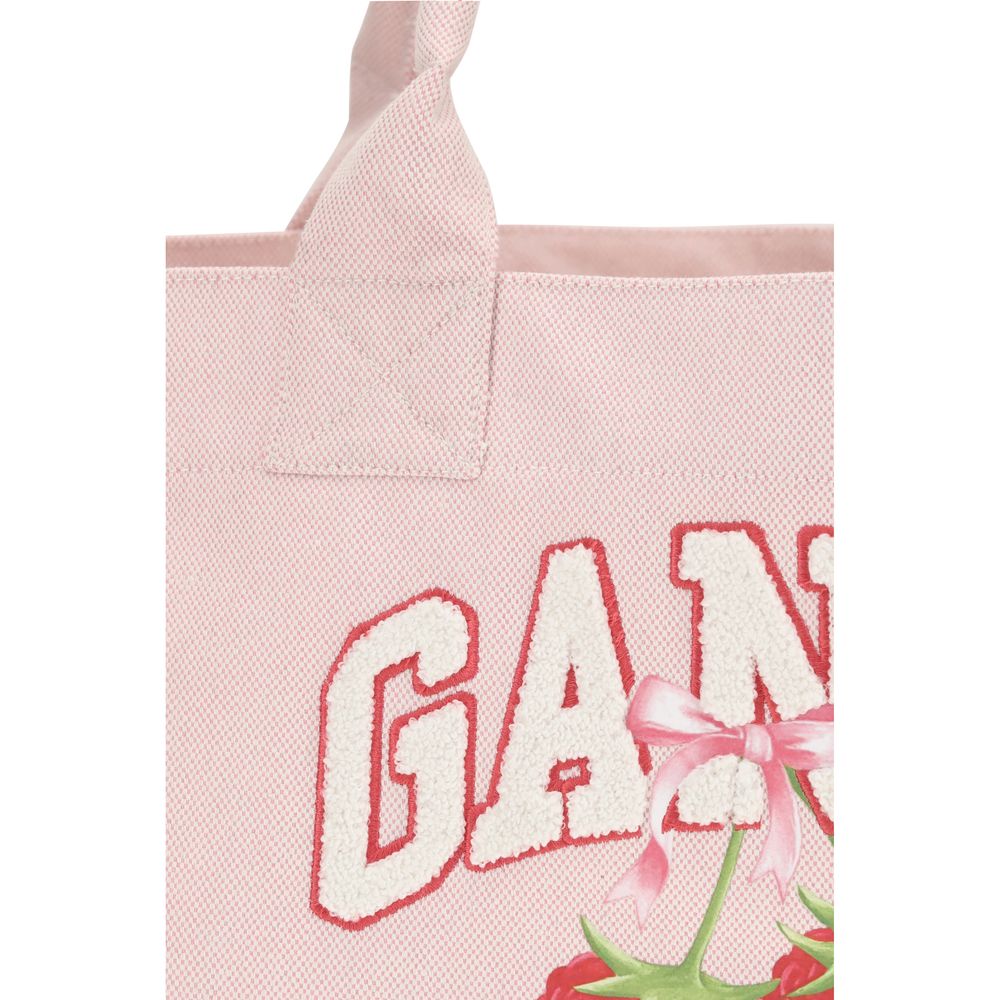 Ganni Multicolor Cotton Shoulder Bag
