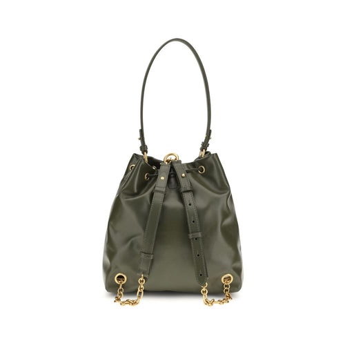 Balmain Bicolor Calf Leather Bos Taurus Backpack