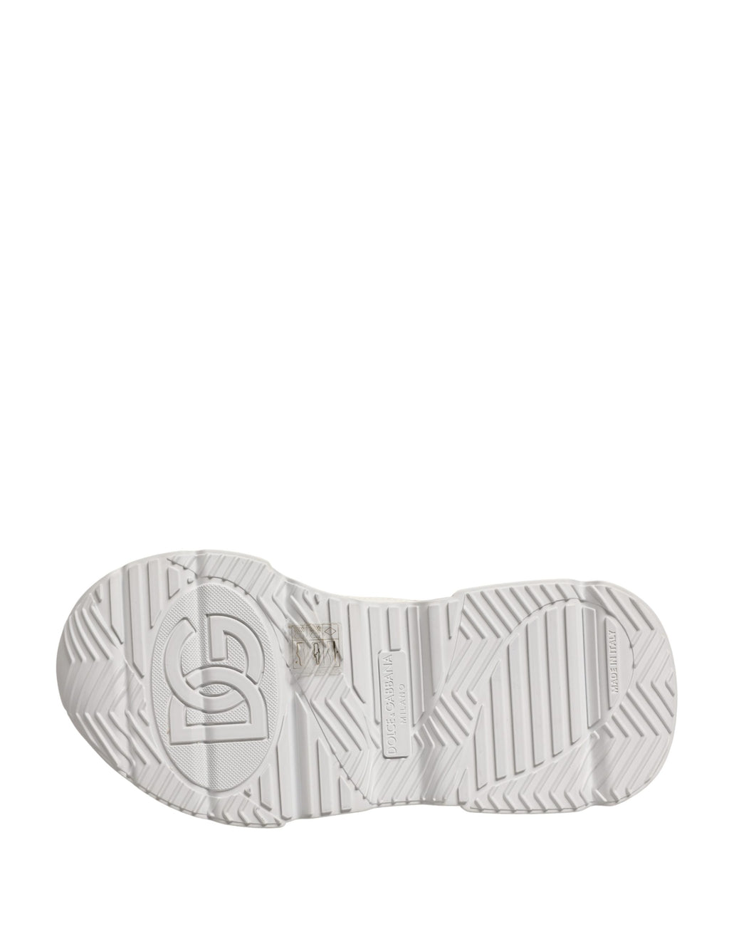 Dolce & Gabbana Weiße Leder Daymaster Low Top Sneakers Schuhe