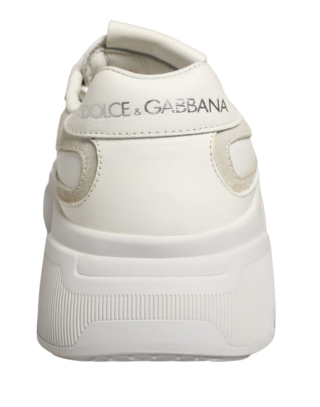 Dolce & Gabbana Weiße Leder Daymaster Low Top Sneakers Schuhe