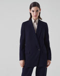 Brunello Cucinelli Blue Cotton Coat