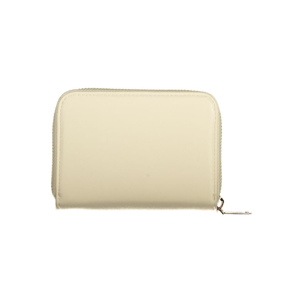 Mario Valentino Beige Polyurethane Womens Wallet