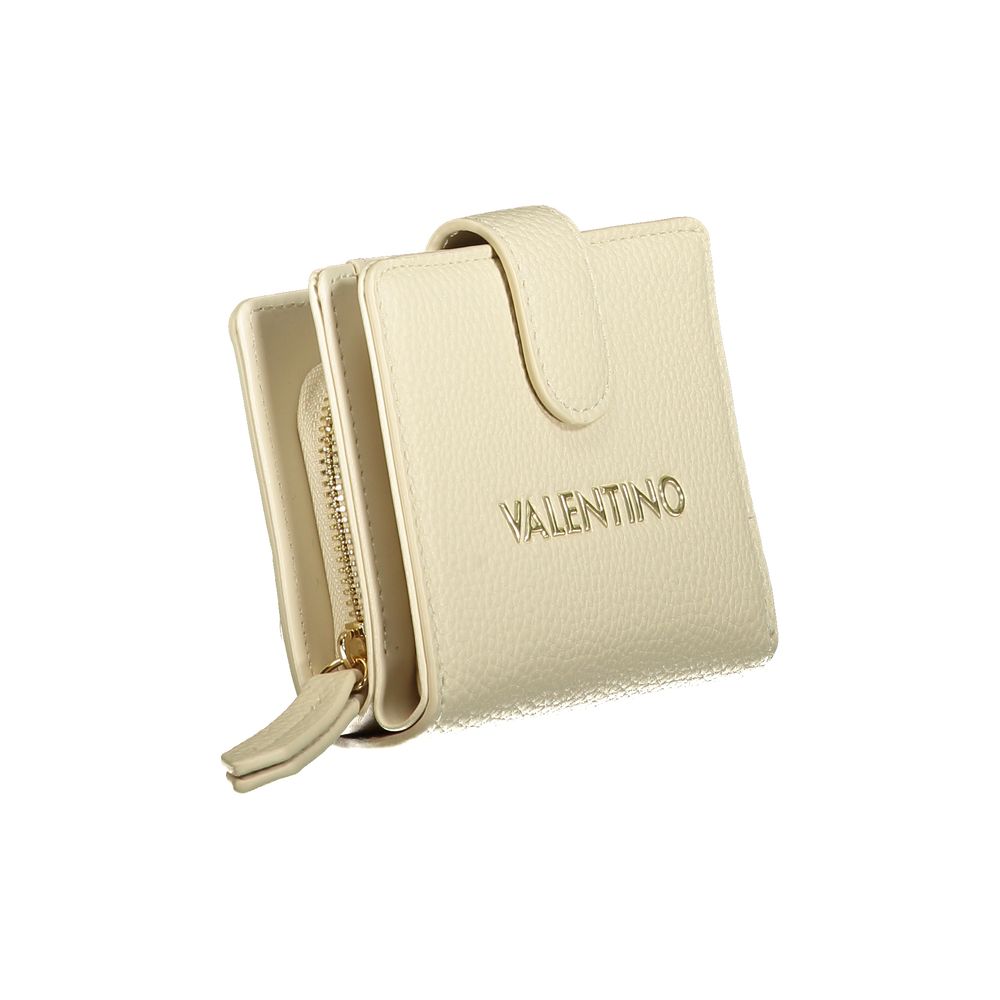 Mario Valentino Beige Polyurethane Women's Wallet