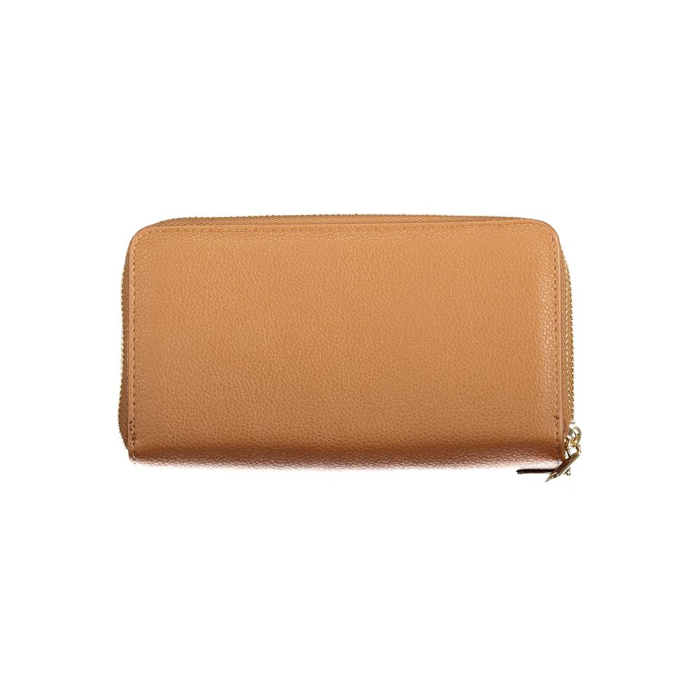 Mario Valentino Brown Polyurethane Womens Wallet