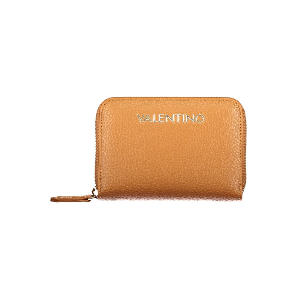 Mario Valentino Brown Polyurethane Womens Wallet