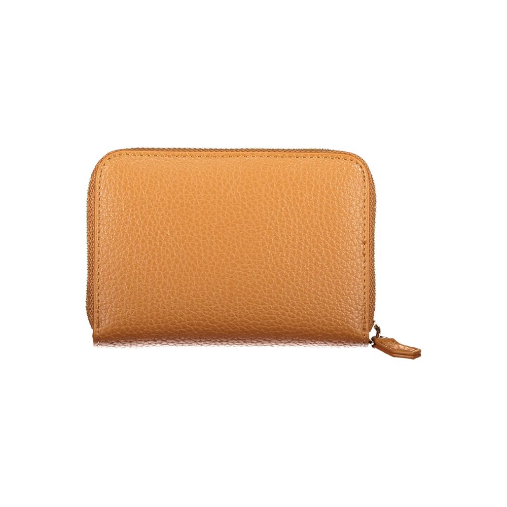 Mario Valentino Brown Polyurethane Womens Wallet