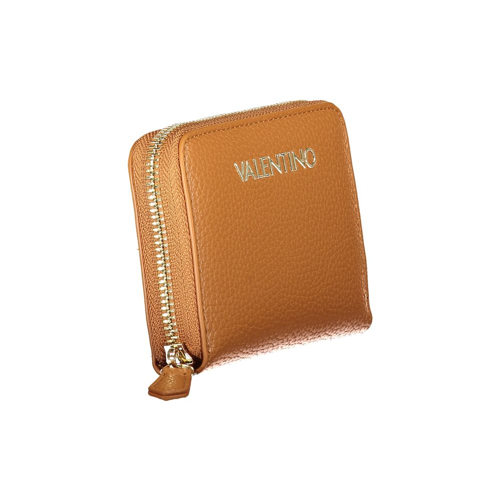 Mario Valentino Brown Polyurethane Womens Wallet
