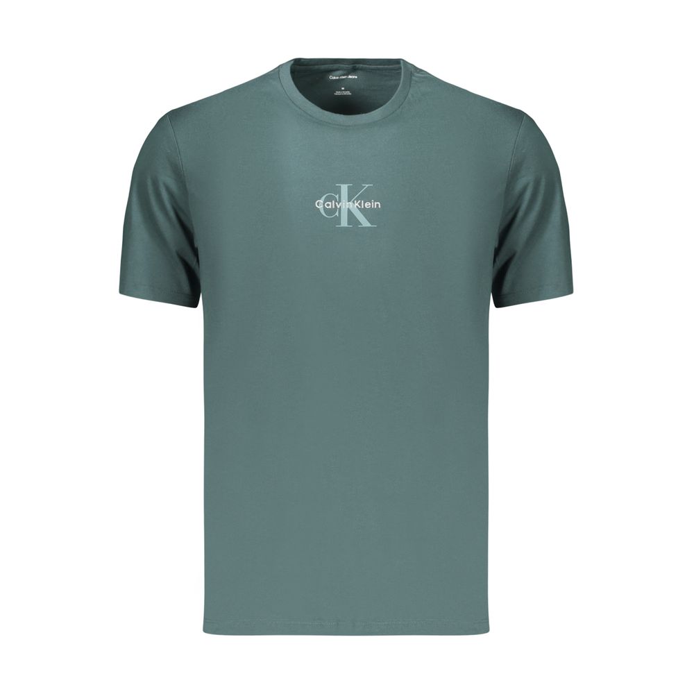 Calvin Klein Blue Cotton Men's Tshirt