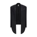Calvin Klein Black Viscose Coat