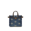 Valentino Garavani Blue Cotton Shoulder Bag