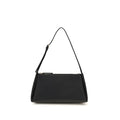 Calvin Klein Black Calf Leather Bos Taurus Shoulder Bag