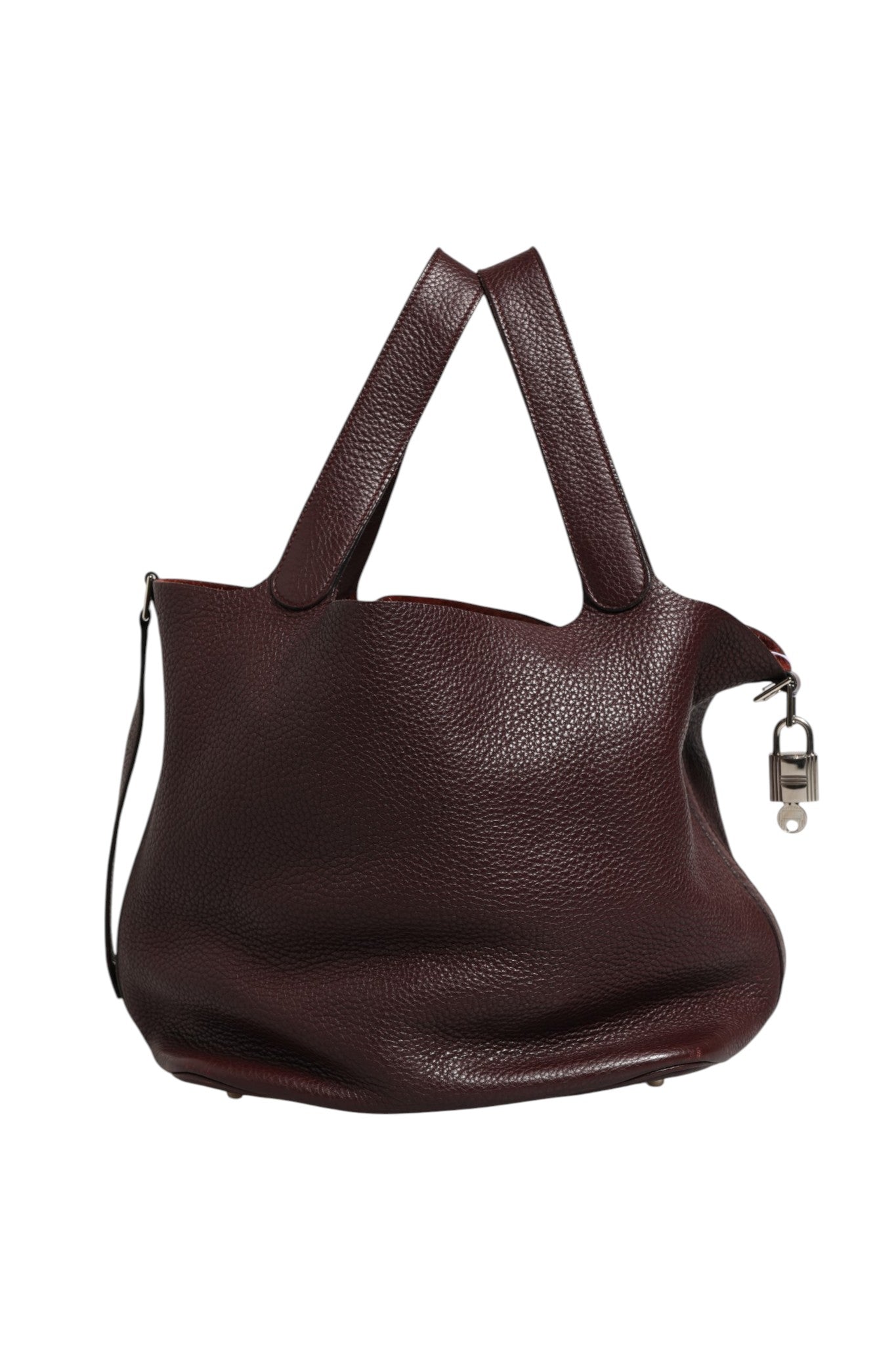 Hermès Picotin Taurillon Clemence Chocolate Handbag