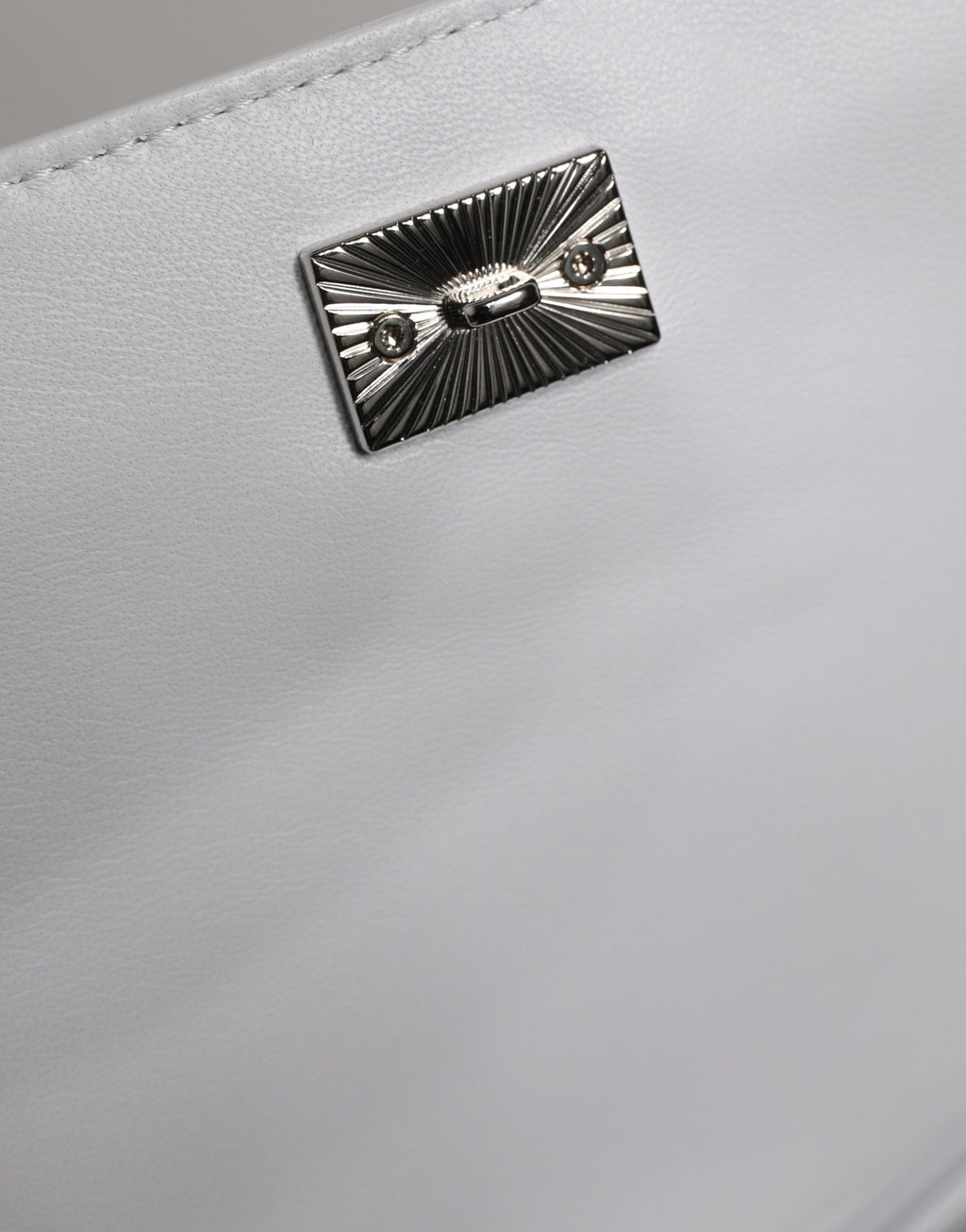 Dolce & Gabbana Weiße Logo Plakette Umhängetasche Borse Damen Tasche