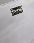 Dolce & Gabbana Weiße Logo Plakette Umhängetasche Borse Damen Tasche