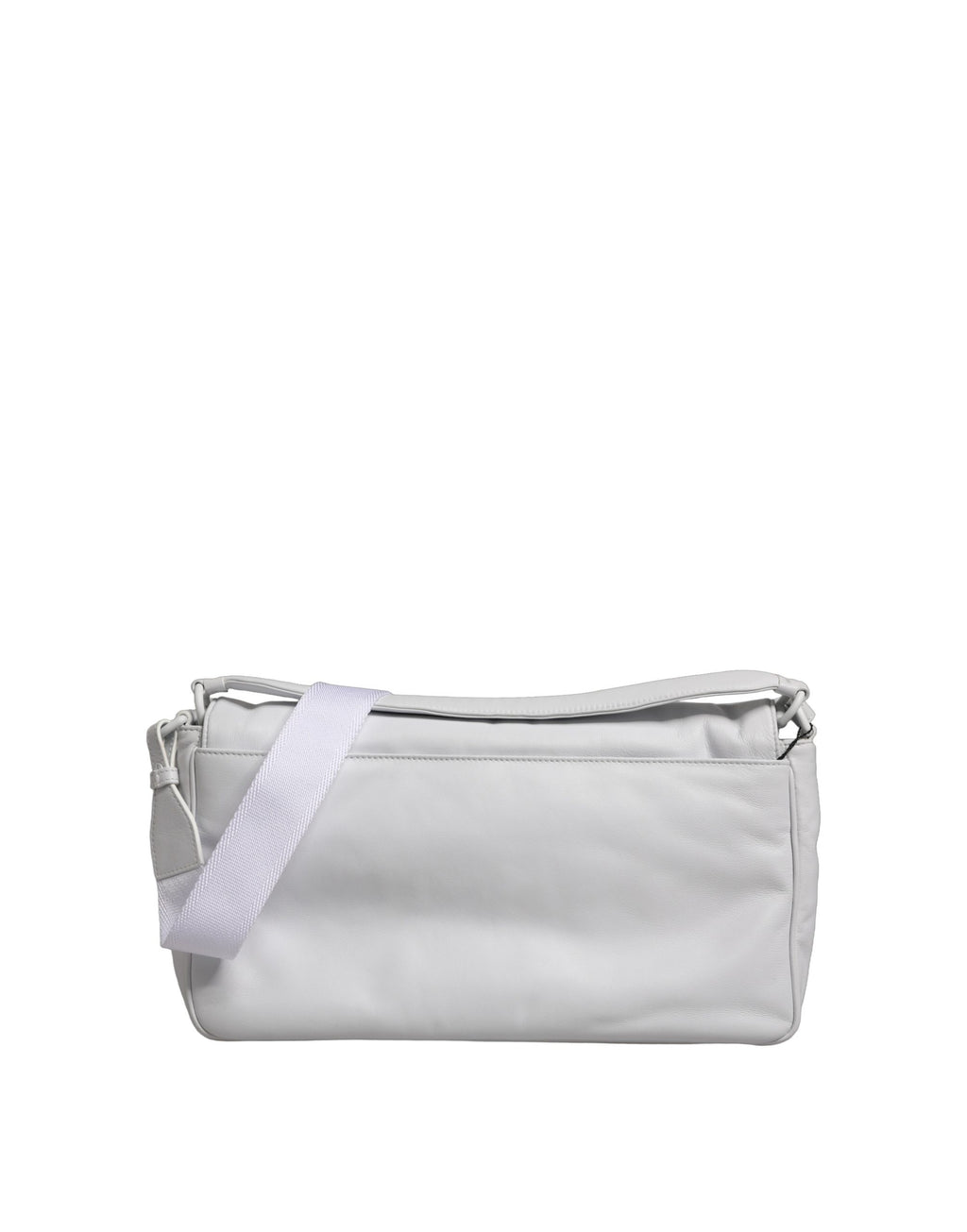 Dolce & Gabbana Weiße Logo Plakette Umhängetasche Borse Damen Tasche