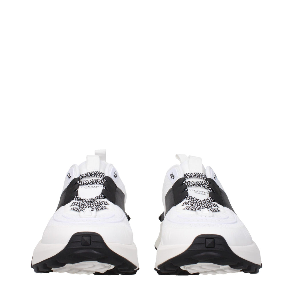 Valentino Garavani Blue Fabric Athletic Sneakers