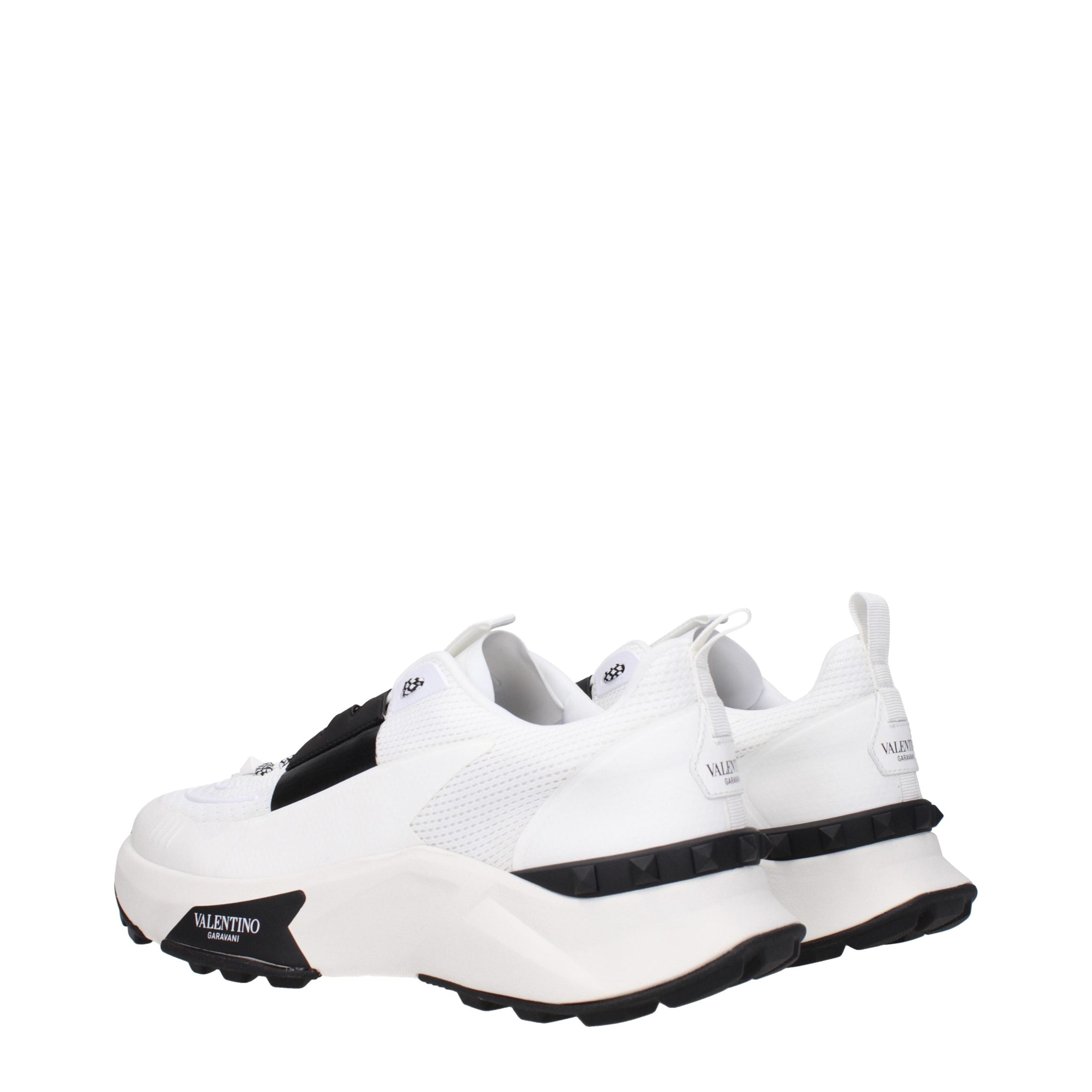 Valentino Garavani Blue Fabric Athletic Sneakers