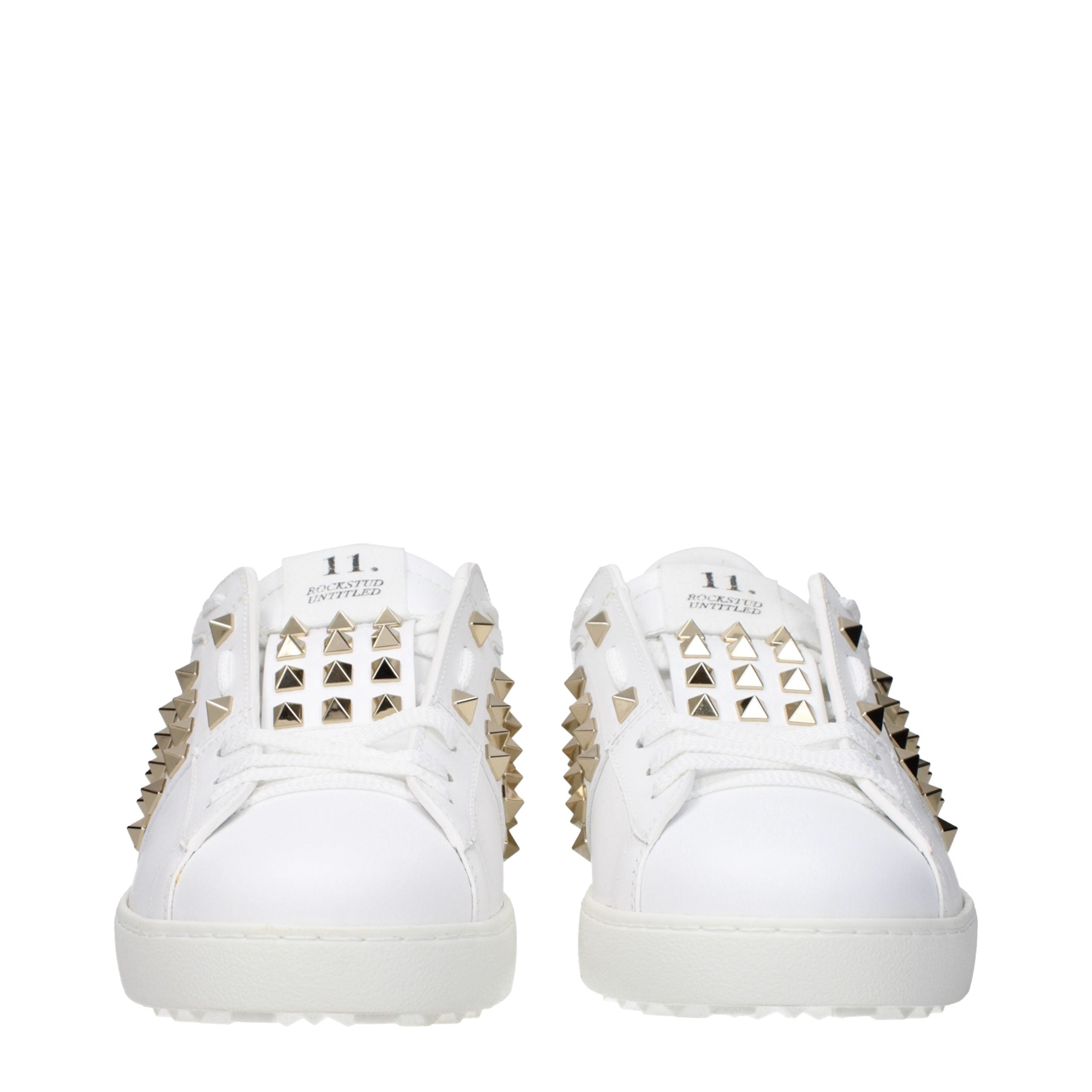 Valentino Garavani Blue Leather Low Top Sneakers