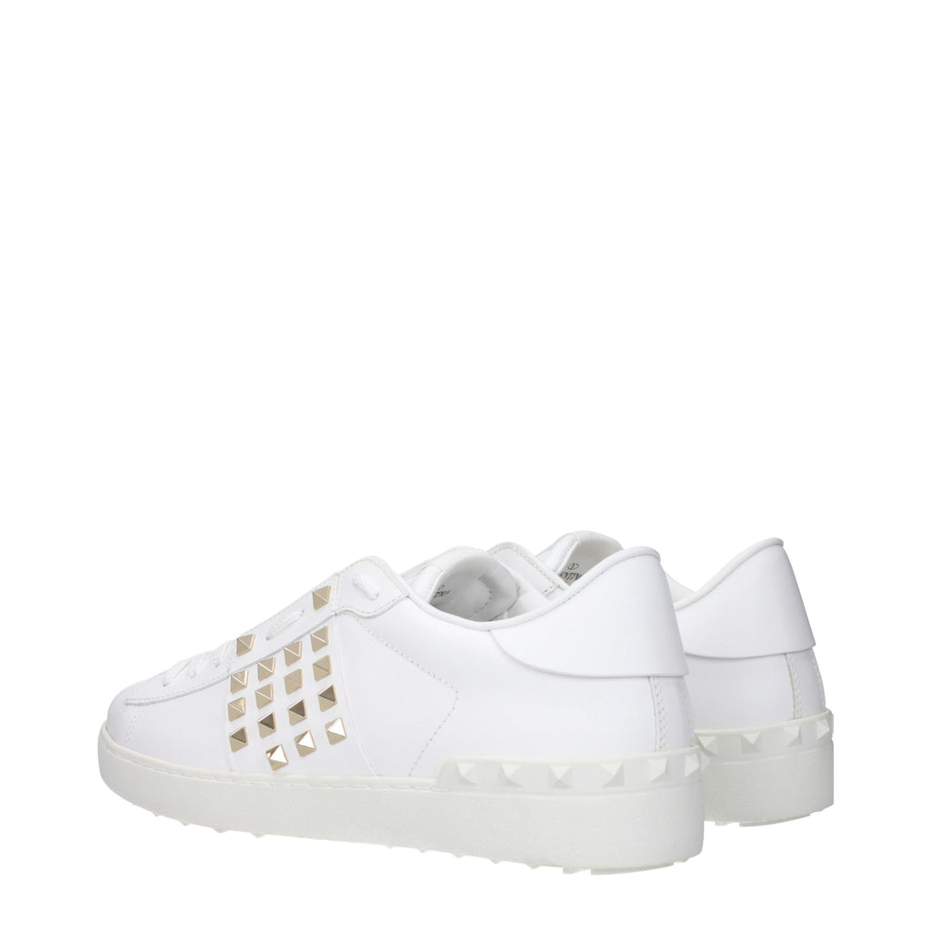 Valentino Garavani Blue Leather Low Top Sneakers
