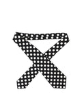 Dolce & Gabbana Black White Polka Dot Silk Adjustable Women Necktie Tie