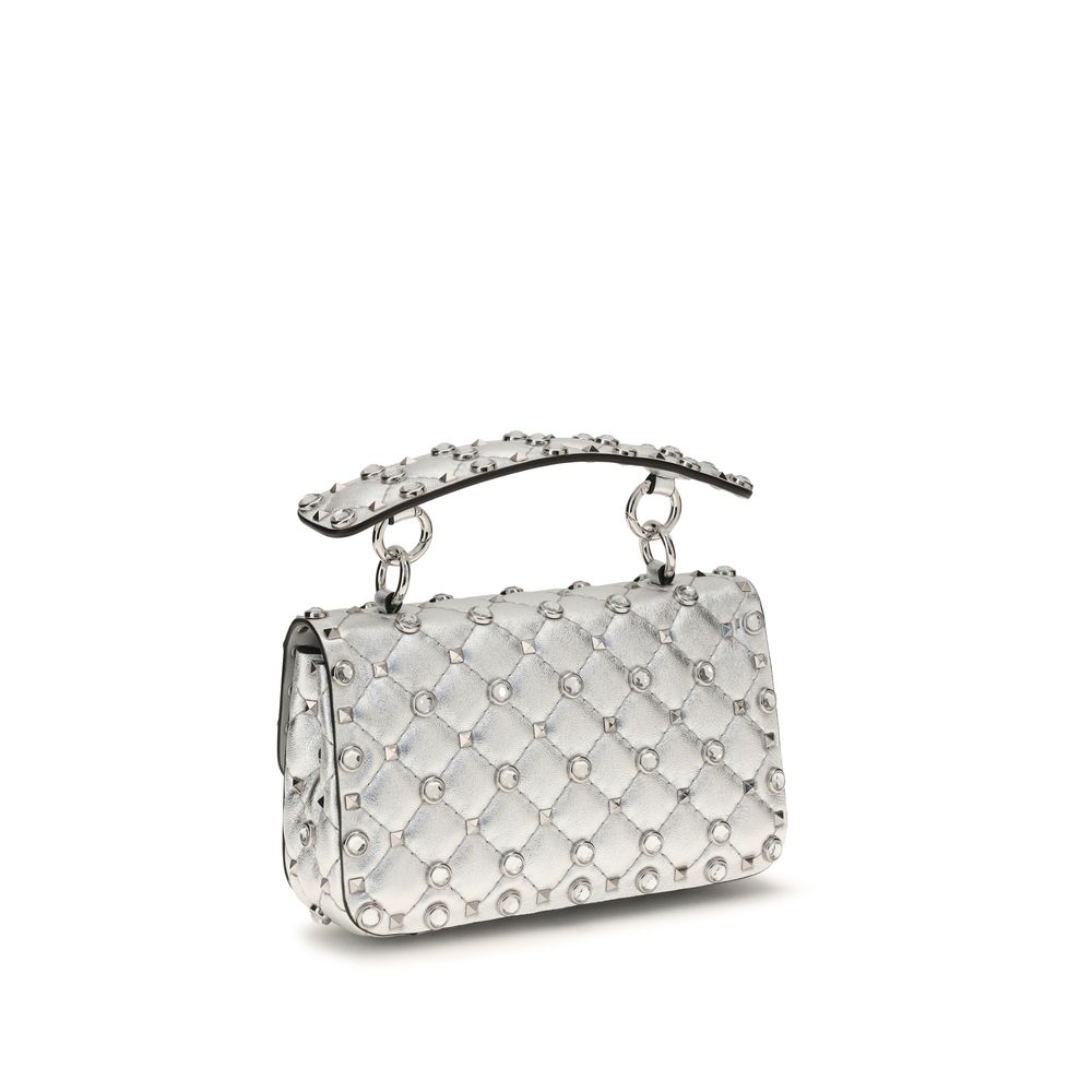 Valentino Garavani Silver Lamb Ovis Aries Aries Shoulder Bag