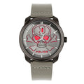 Police Gray Leather Dress Watch