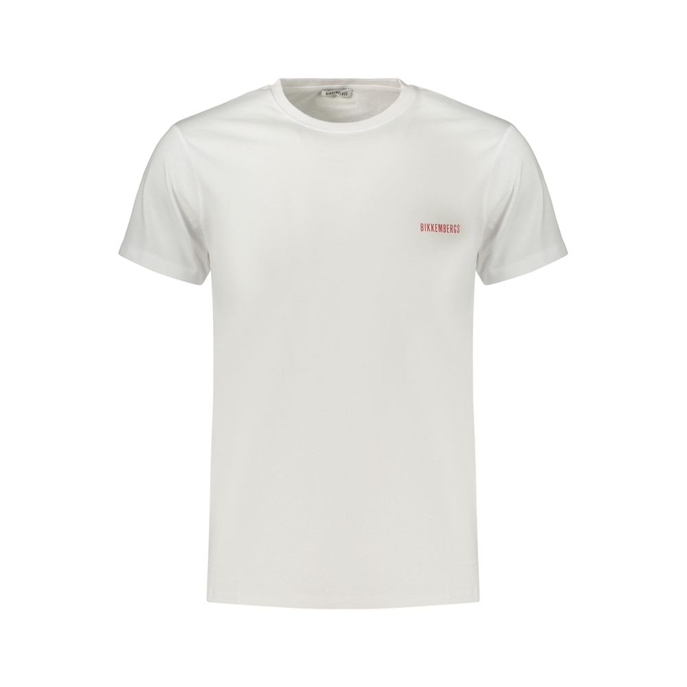 Bikkembergs White Cotton T-Shirt