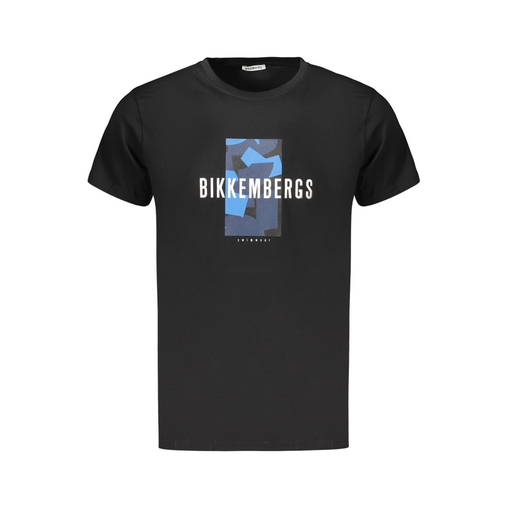 Bikkembergs Black Cotton T-Shirt